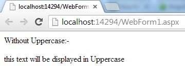 uppercase using angularjs